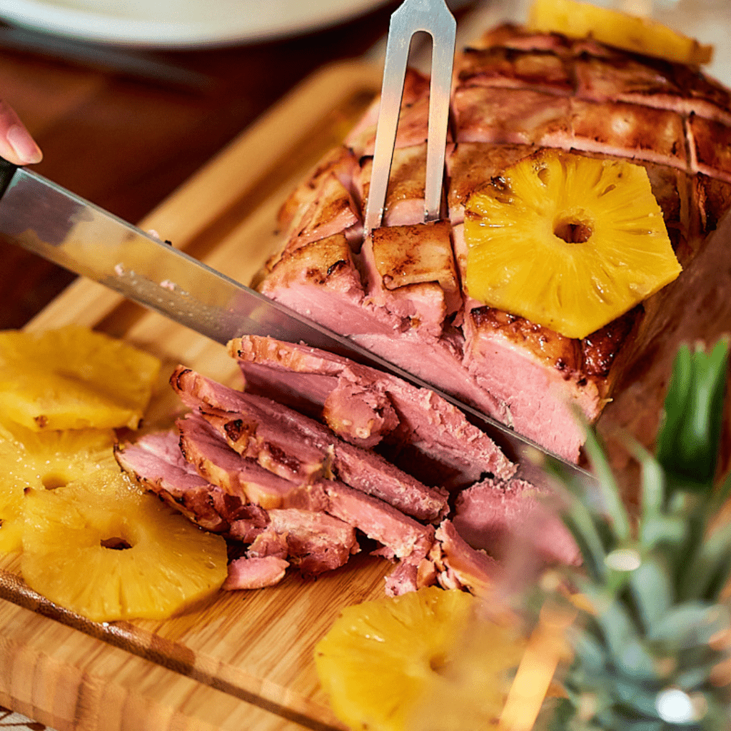 Jambon de Noël antillais à l'ananas